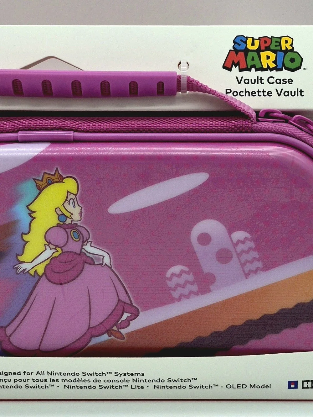 🩷 NEW HORI Princess Peach Premium Vault Case Nintendo Switch OLED Lite 🩷